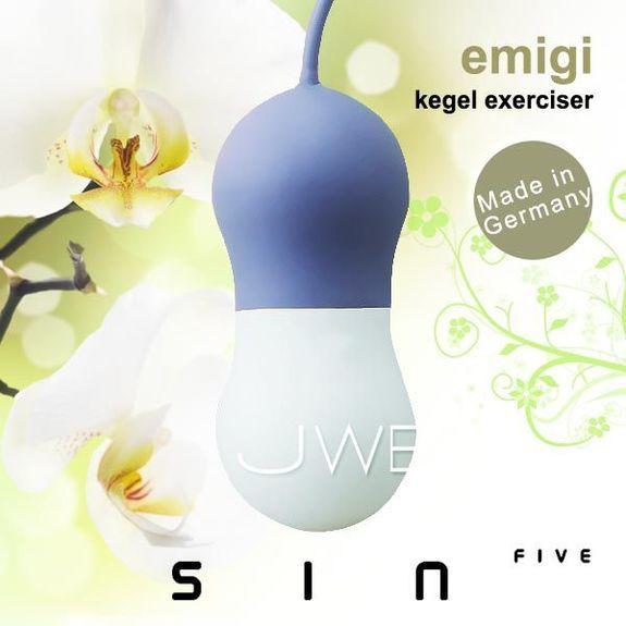 德國 SINFIVE 艾米琪 陰道鍛鍊球 EMIGI 享受宛如處子的體驗 德國製造 聰明球球(黑色配白色)
