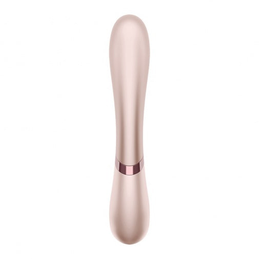 Satisfyer Hot Lover 加溫兔子震動棒 - 銀/香檳色