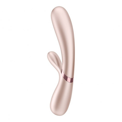 Satisfyer Hot Lover 加溫兔子震動棒 - 銀/香檳色