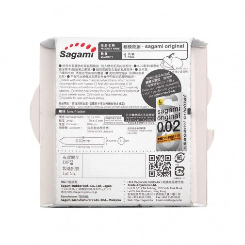 Sagami 相模原創 0.02 1片裝