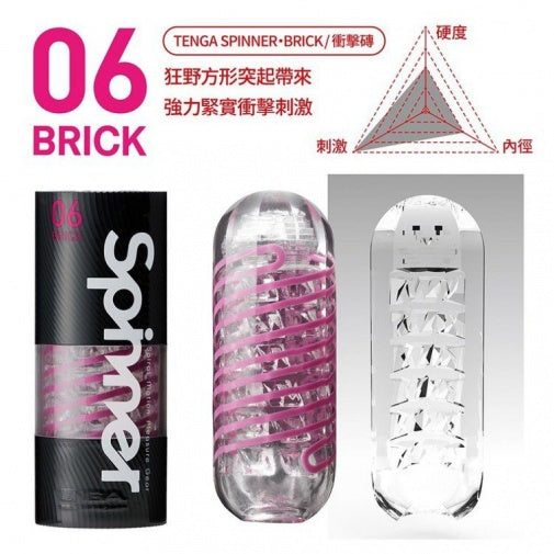 Tenga Spinner 06 Brick 自慰器 紫