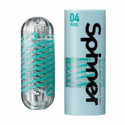 Tenga Spinner 04 Pixel 自慰器 藍色