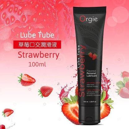 ORGIE Lube Tube Strawberry 清甜草莓味可食用潤滑液 100 毫升