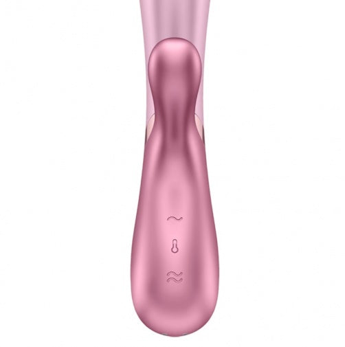 Satisfyer Hot Lover 加溫兔子震動棒 - 粉紅色/深粉紅色