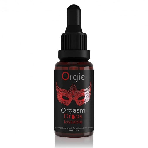 Orgie Orgasm Drops 可食用女士敏感滴剂 - 滴管装 - 30ml（红色）