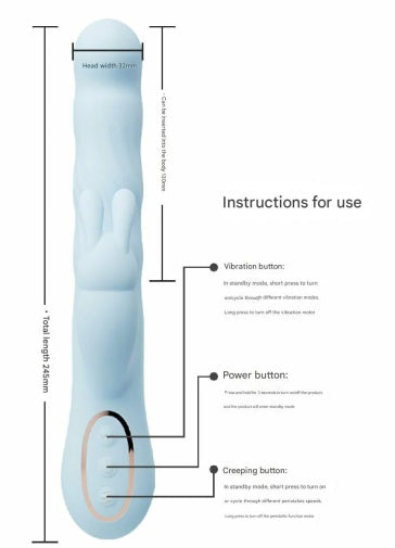 MyToys MyWave Wriggling Vibrator - White