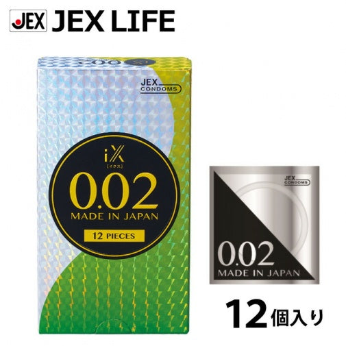 Jex iX 0.02 PU安全套 12片裝