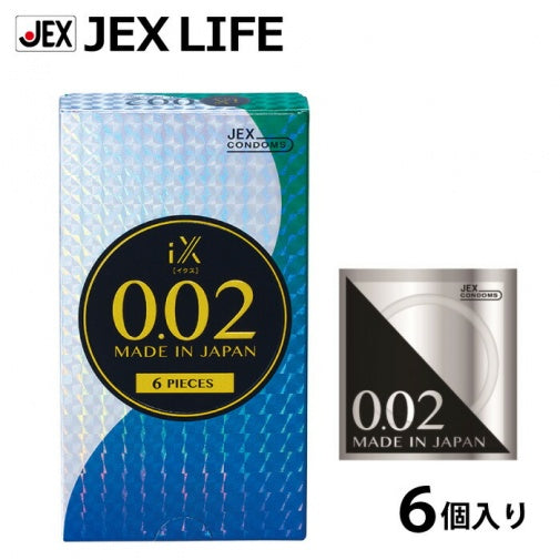 JEX iX 0.02 6 片裝 PU 安全套