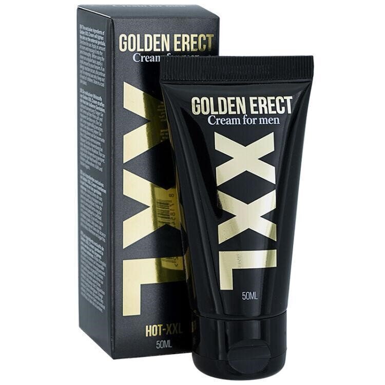 HOT - 荷蘭 陰莖增大膏 50ml HOT-XXL GOLDEN ERECT (平行進口)